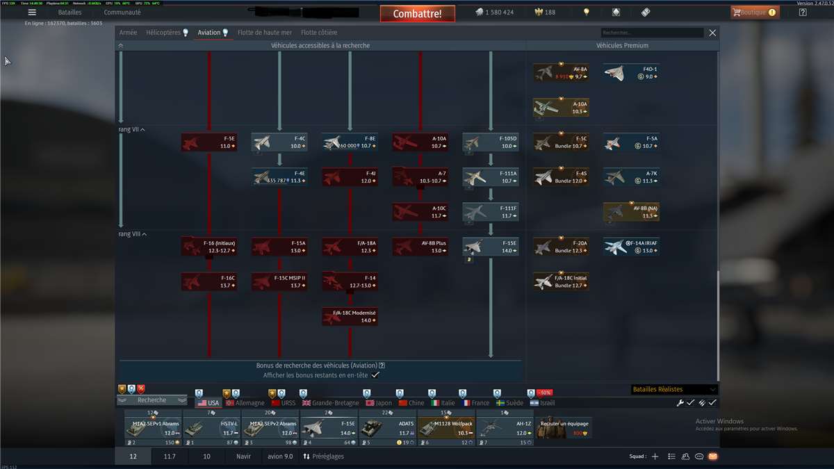 war thunder personal account.